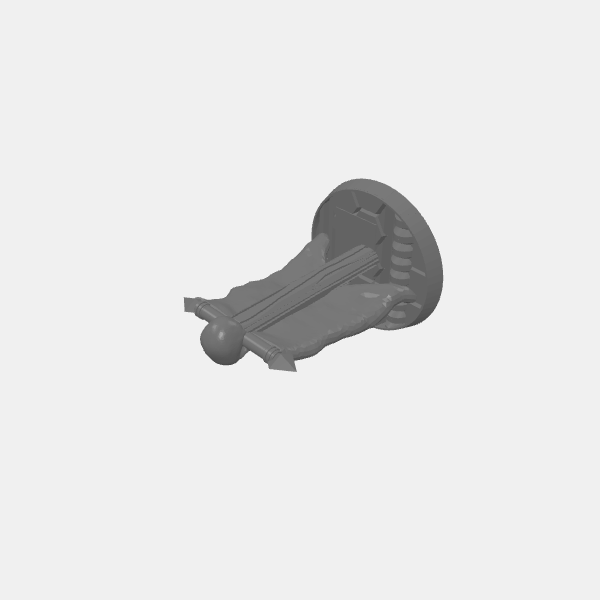 Objective Marker - Grim Dark Sci Fi Banner Marker - 1 - v1.0.stl