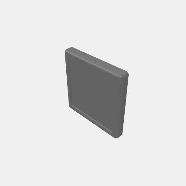 Mini Bases - Plain - 20mm Square v1.0.stl