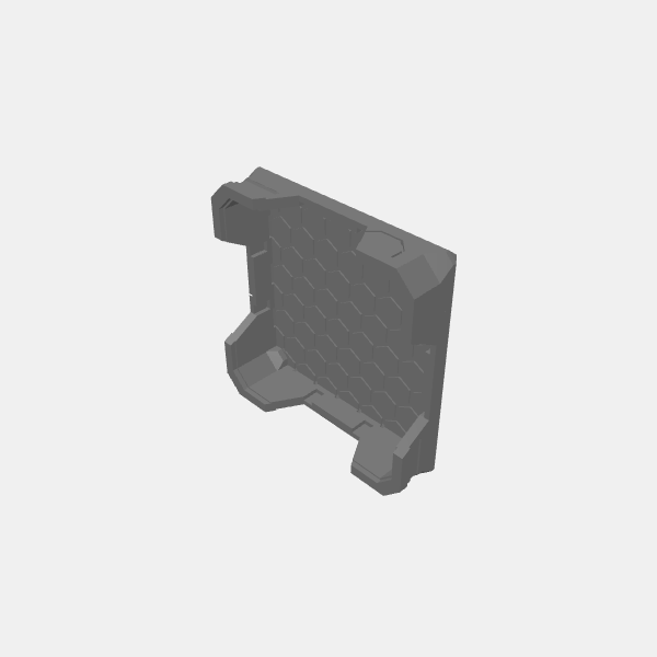 Roof Sections/Sci Fi - Modular Buildings Square - Roof A v1.1.stl