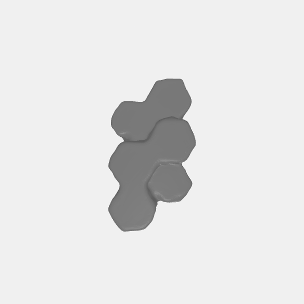 Battletech - Hex Mountains - Set 2 -Med 1 1 v1.0 .stl