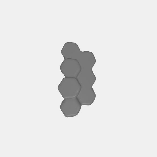 Battletech - Hex Mountains - Set 2 -Tall 1 v1.0 .stl