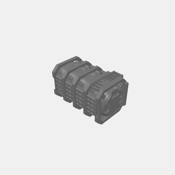 Sci Fi - Shipping Container - Style 3 - Long v1.1.stl