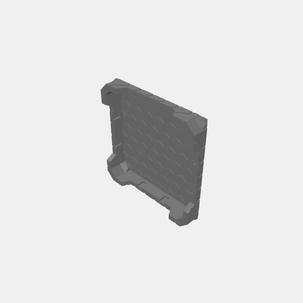 Sci Fi - Housing Block Square - Roof B v1.0.stl
