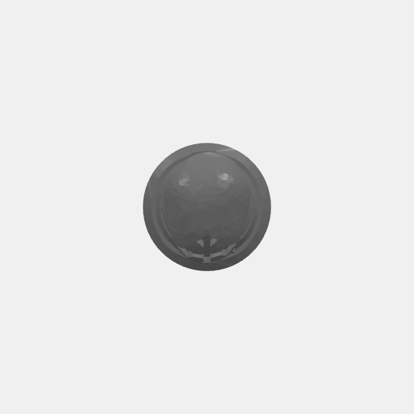 Obejctive Marker - Trench Crusade - Skull Pedestal - Number 2 v1.0.stl