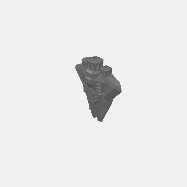 A Billion Suns - Kiriian Collective - Mass 2 - Frigate v1.0.stl