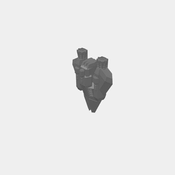 A Billion Suns - Kiriian Collective - Mass 1 - Gunship v1.0.stl