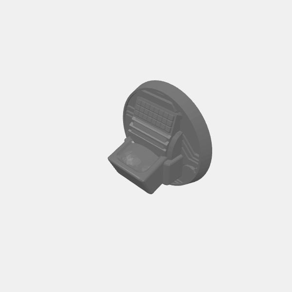 Loot Marker - Data Console/Sci Fi - Data Console Objective Marker - 32mm v1.0.stl