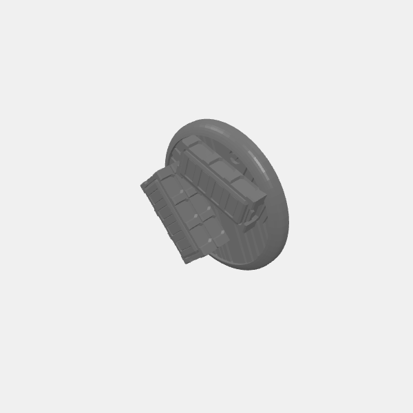 Loot Marker - Flat Crates/Sci Fi - Objective Marker -25mm base - Flat Crates v1.0.stl