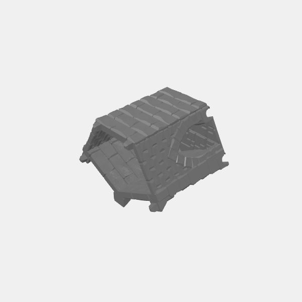 Fantasy - Tilestone Ramparts - Base Wall Corner 30 - magnets v1.3.stl