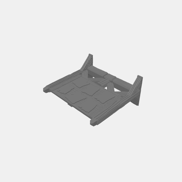 Fantasy - Adventurer Job Posting Board - Board and base v1.0.stl