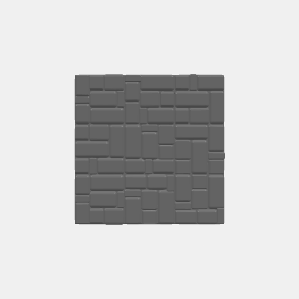 Stackers - Ancient Sandstone 2 - Block 3x3 Low v1.0.stl