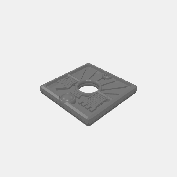 RPG coins - Waterdeep - Brass Taol med - v1.0.stl