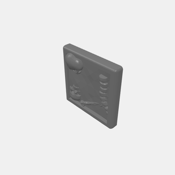 Mini Bases - Field of Bones - 20mm Square 2 v1.0.stl