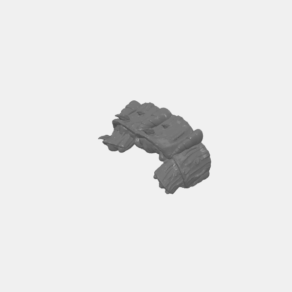 Barricades/Hive Alien - Barricade Wall 1 - med v1.2.stl