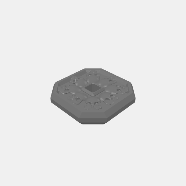 Fantasy Coins - Cursed - Copper v1.0.stl