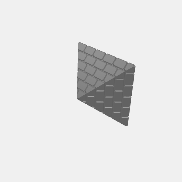 Undesrstone Stackers - Pyramid Top Square 3x3 v1.0.stl