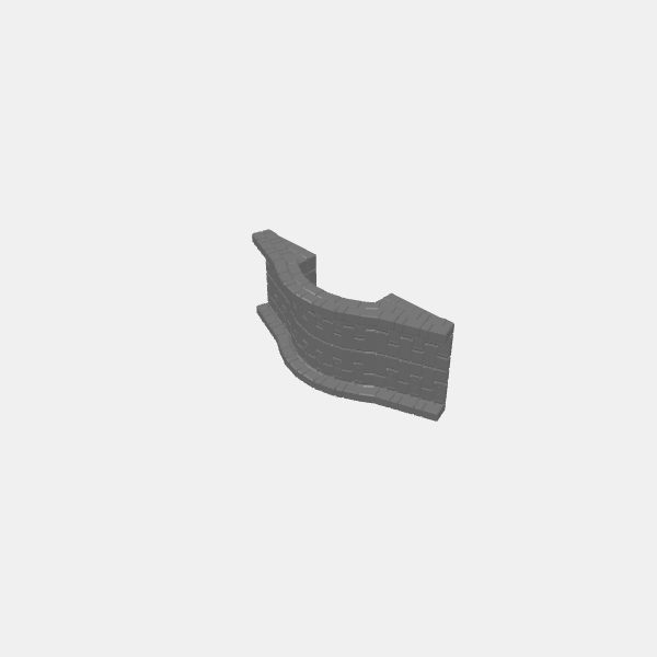 Understone Bridge - Wide path - 171mm - NEEDS SUPPORT v1.0.stl
