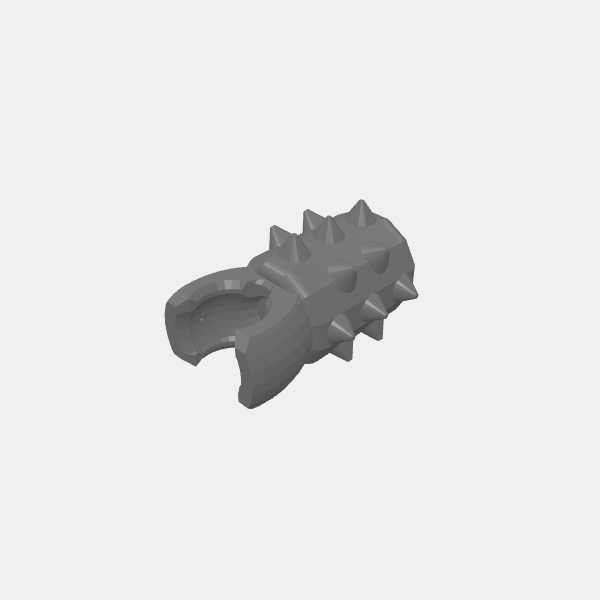 Gaslands - Modular Arm - Wrecking ball style 2 v1.0.stl