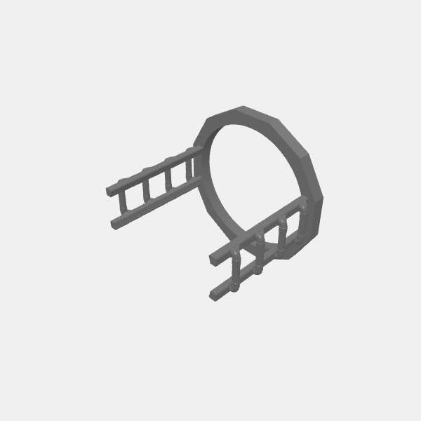 Standard Soda Can - 67mm/Industrial Tower - Ladder ring x2 Short - std Soda Can - v1.1.stl