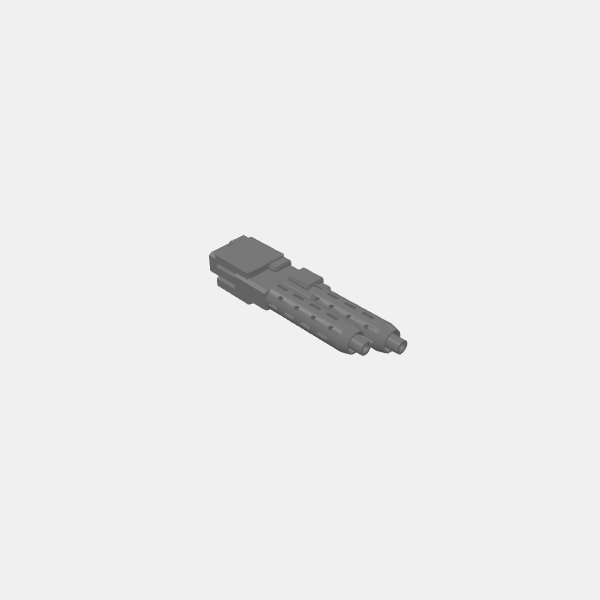 gaslands - machine gun double barrel v1.0.stl