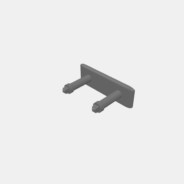 Rocket Fuel Gas Station - Gas Price Sign Base - 20mm - v2.0.stl