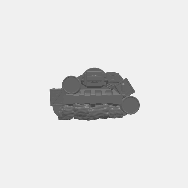 Gaslands - Explosive Terrain - Gaspump Barrells and Barrier v1.0.stl