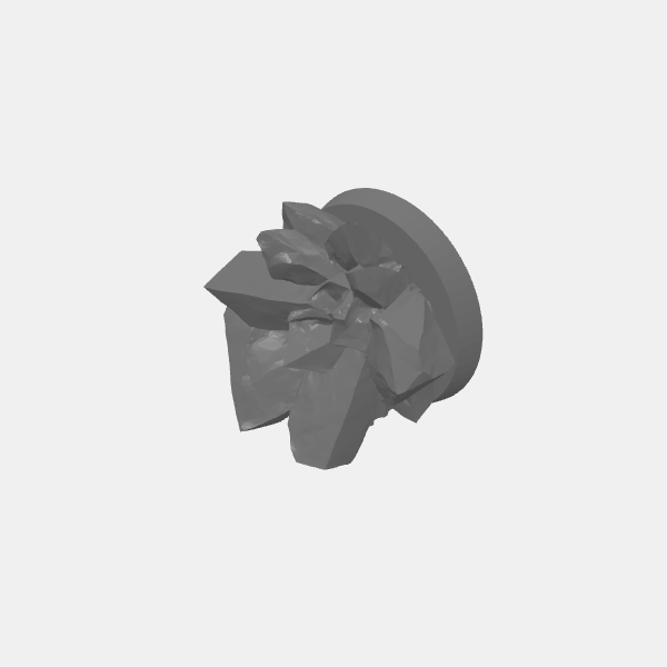 SB3D - 32mm Objectives - Warpstone Crystal - Numbered - 6 v1.0.stl
