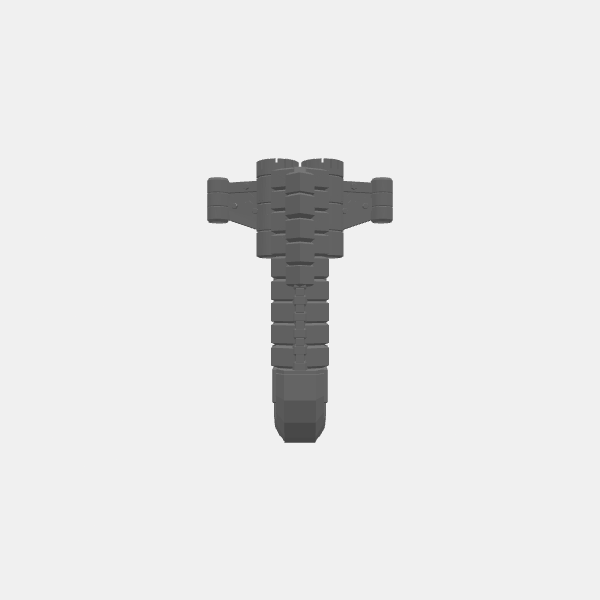 SB3D Warfleets - Machine Cult - Ultralight - Frigate v1.0.stl