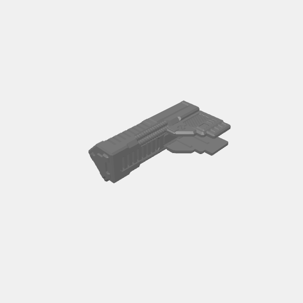 Junctions/Sci Fi - Walls - Junction - Corner 45 degrees v1.0.stl