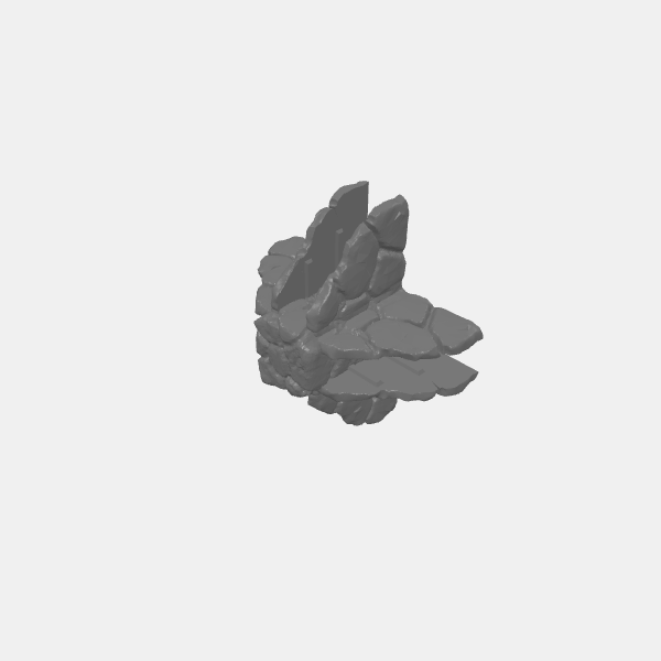 Junction Columns/Skystone Walls - Junction Column Short - Cross v1.0.stl