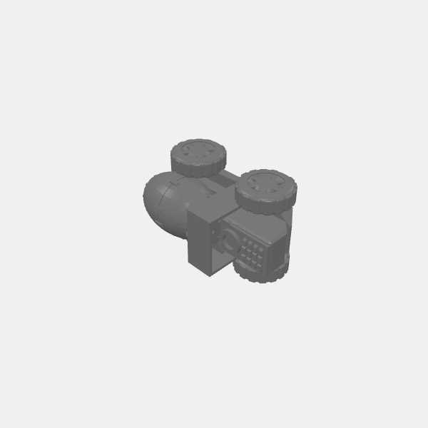 Gaslands - RC Car Bomb Fat Man v1.1.stl