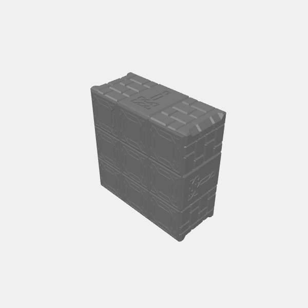 Undesrstone Stackers - Block Square 3x3 Mid v1.0.stl