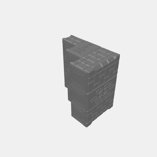 Undesrstone Stackers - Stair Square 3x3 Full v1.0.stl