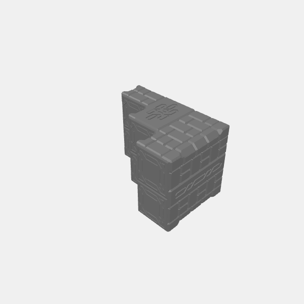 Undesrstone Stackers - Stair Rectangle 2x3 Full v1.0.stl