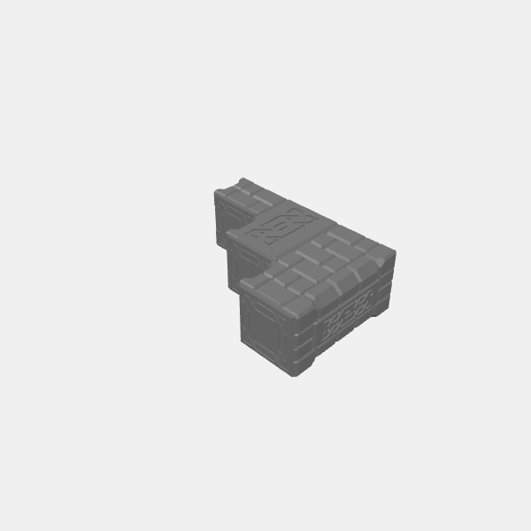 Undesrstone Stackers - Stair Rectangle 1x3 Full v1.0.stl