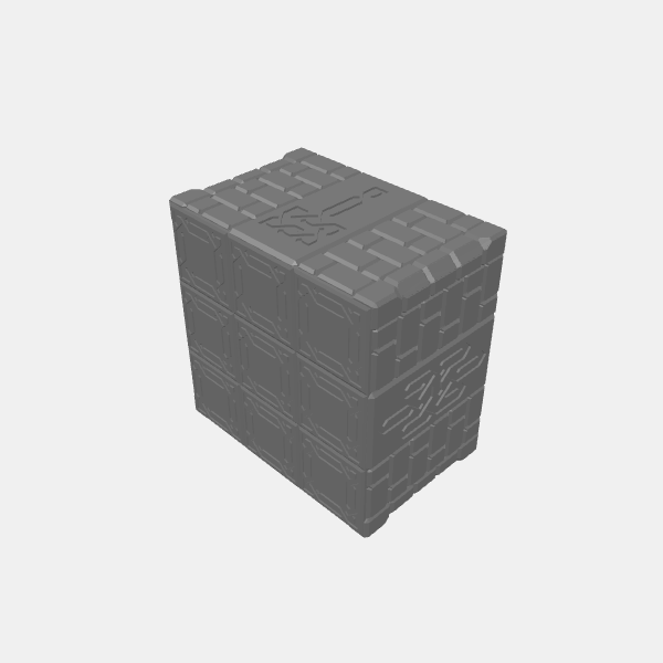 Undesrstone Stackers - Block Square 3x3 Full v1.0.stl