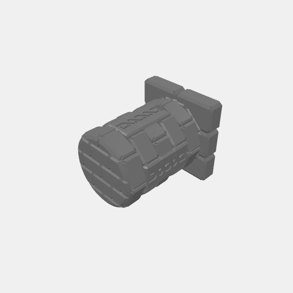 Understone Columns - Circular Straight Short - Knotwork 2 v1.0.stl