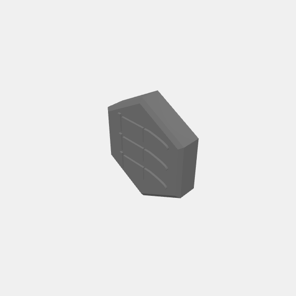 Templates Box/Gaslands - Diamond Plate Set - Token Ammo x1 v1.1.stl