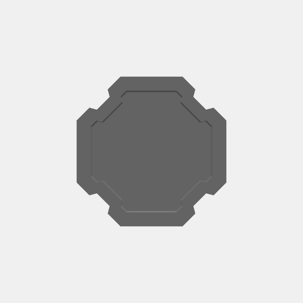 SB3D - Game Tokens - Void Admiral - Number minus 4 v1.0.stl