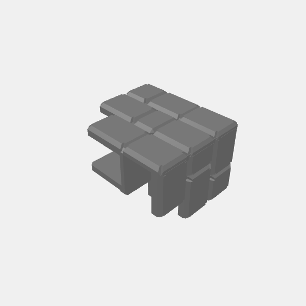 Column Junctions/Understone Walls - Minimal Junction L - Corner v1.1.stl