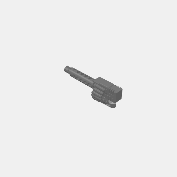 Gaslands - Side mounted Sm Machine Gun L v1.0.stl