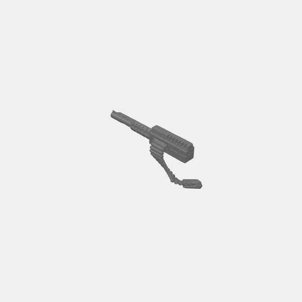 Archive/Gaslands - Side mounted Machine Gun L TEST - v1.0.stl