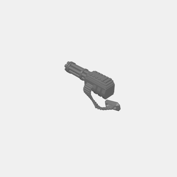 Archive/Gaslands - Side mounted Mini Gun L - TEST - v1.0.stl