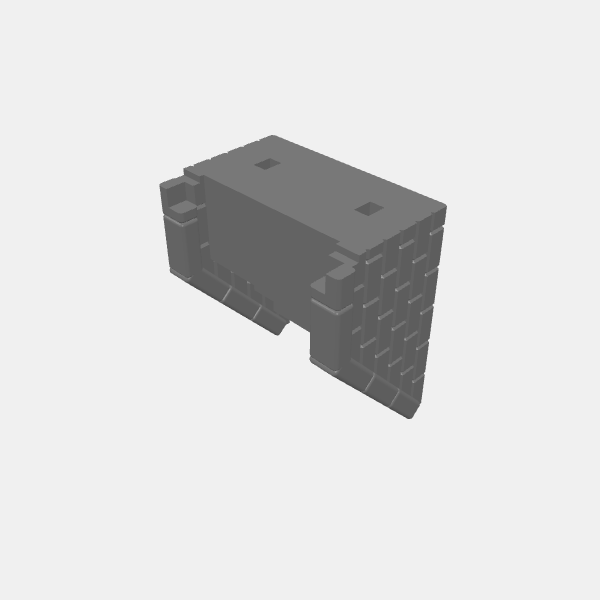 Urban - Residental Building - Stairs Seperate - 40mm v1.1.stl