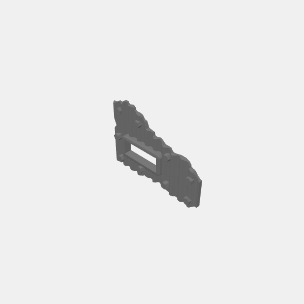 Gaslands - Scrap Metal Plating 9a with Gunport v1.3.stl