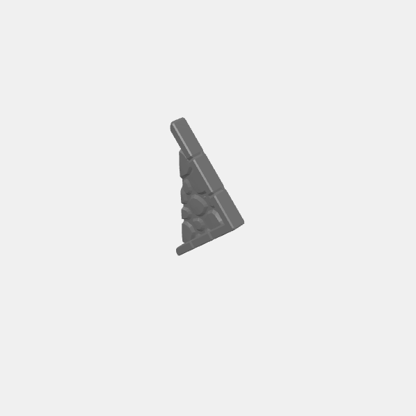 Dungeon Plates - Cobblestone Rounded - 1.25 - 1x1 cropped corner triangluar v1.0.stl