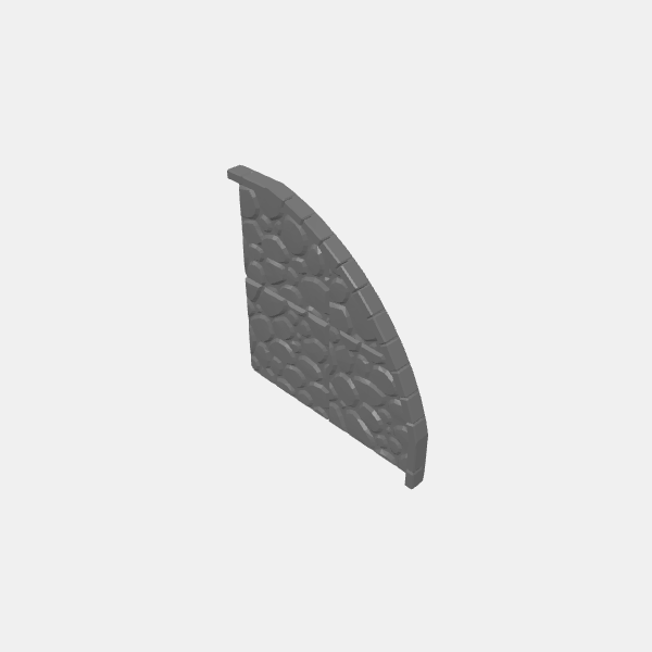 Dungeon Plates - Cobblestone Rounded - 1.25 - 2x2 rounded corner v1.0.stl
