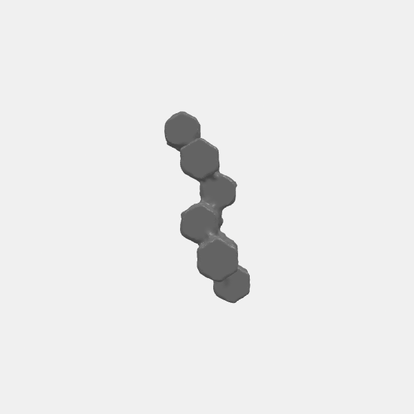 Battletech - Hex Mountains - Set 1 - Line 1 v1.0 .stl