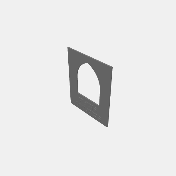 Initiative Tracker Shield - TEMPLATE v1.0.stl