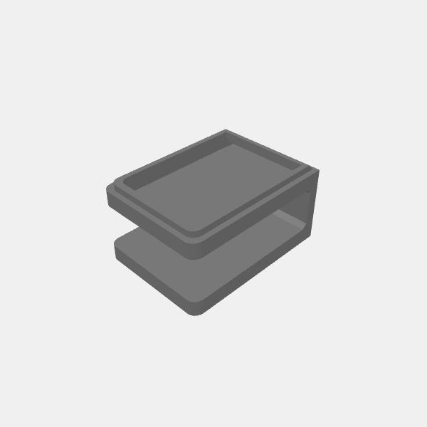 Initiative Tracker Rectangle - Customizable v1.0.stl